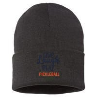 Live Laugh Play Pickleball Gift For Pickleball Fan Sport Sustainable Knit Beanie