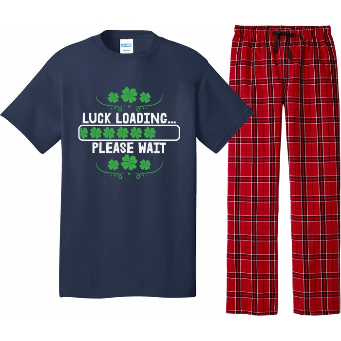 Luck Loading Please Wait Funny St Patricks Day Pajama Set