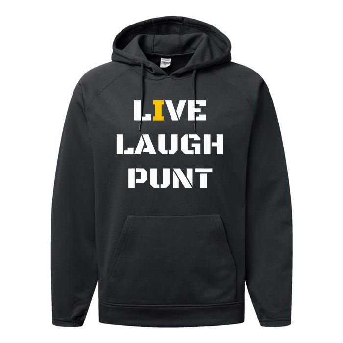 Live Laugh Punt Performance Fleece Hoodie