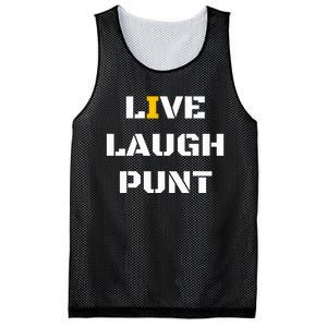 Live Laugh Punt Mesh Reversible Basketball Jersey Tank