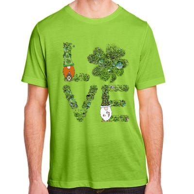 Love Leprechauns Quatrefoil Clover Shamrock St Patricks Day Gift Adult ChromaSoft Performance T-Shirt