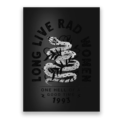 Long Live Rad Women One Hell Of A Good Time 1993 Women Poster