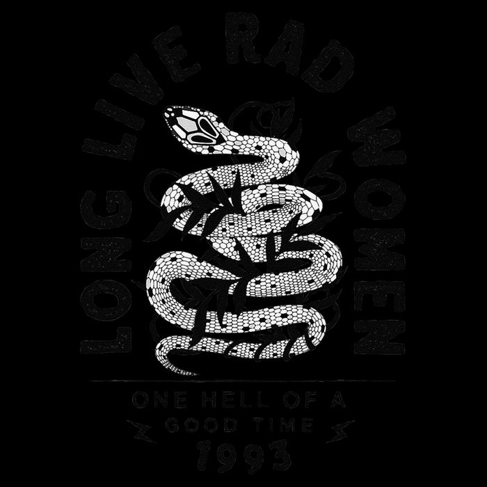Long Live Rad Women One Hell Of A Good Time 1993 Women Zip Tote Bag