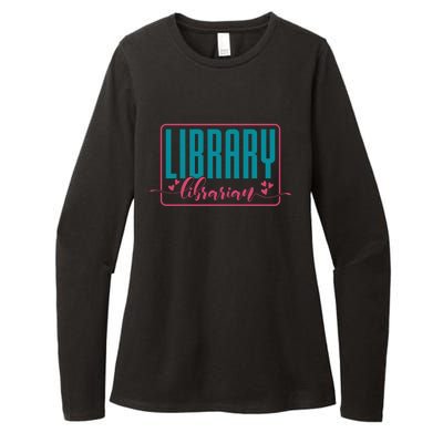 Library Librarian Reading Books And Bookworm Library Day Great Gift Womens CVC Long Sleeve Shirt