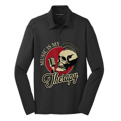 Long Live Rock And Roll Silk Touch Performance Long Sleeve Polo