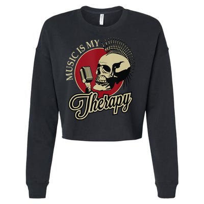 Long Live Rock And Roll Cropped Pullover Crew