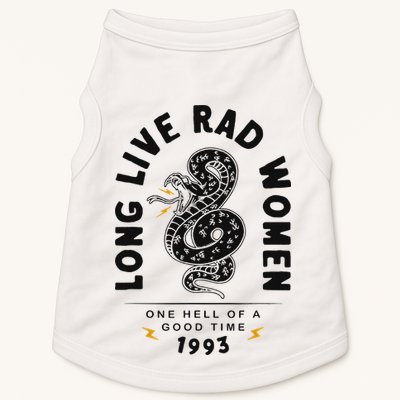 Long Live Rad Women Feminist Girl Power Rights Doggie Tank