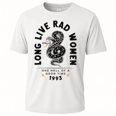 Long Live Rad Women Feminist Girl Power Rights Cooling Performance Crew T-Shirt