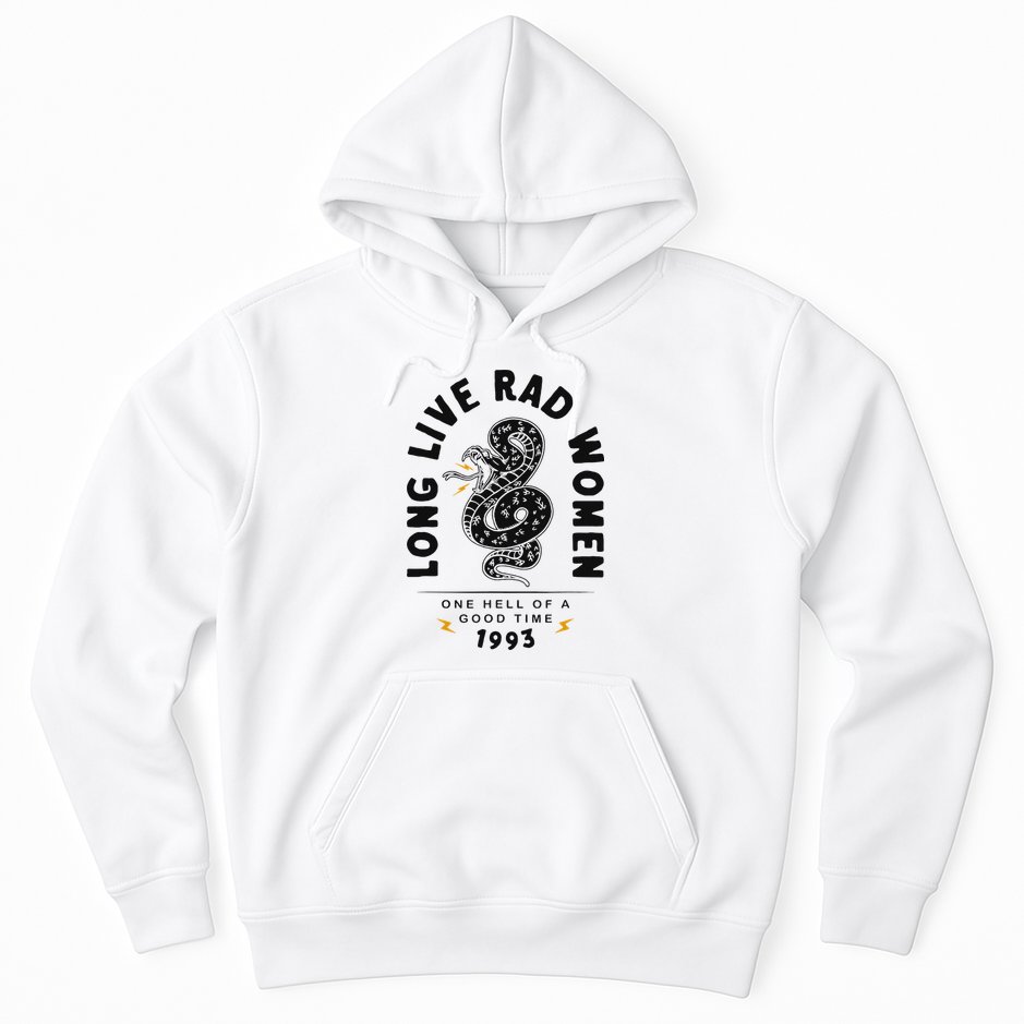Long Live Rad Women Feminist Girl Power Rights Hoodie
