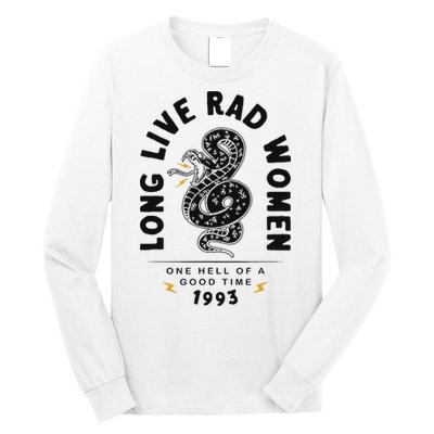 Long Live Rad Women Feminist Girl Power Rights Long Sleeve Shirt
