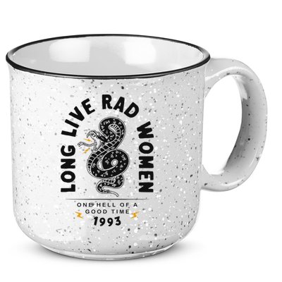 Long Live Rad Women Feminist Girl Power Rights 15oz Campfire Ceramic Mug