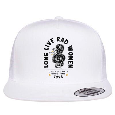 Long Live Rad Women Feminist Girl Power Rights Flat Bill Trucker Hat
