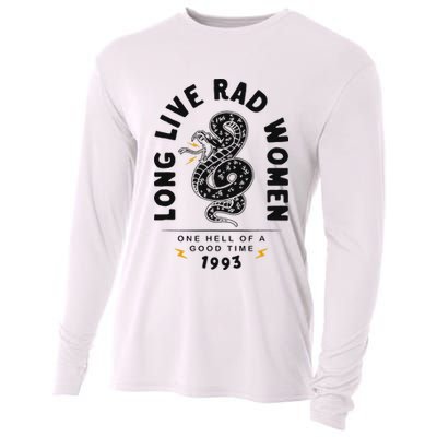 Long Live Rad Women Feminist Girl Power Rights Cooling Performance Long Sleeve Crew