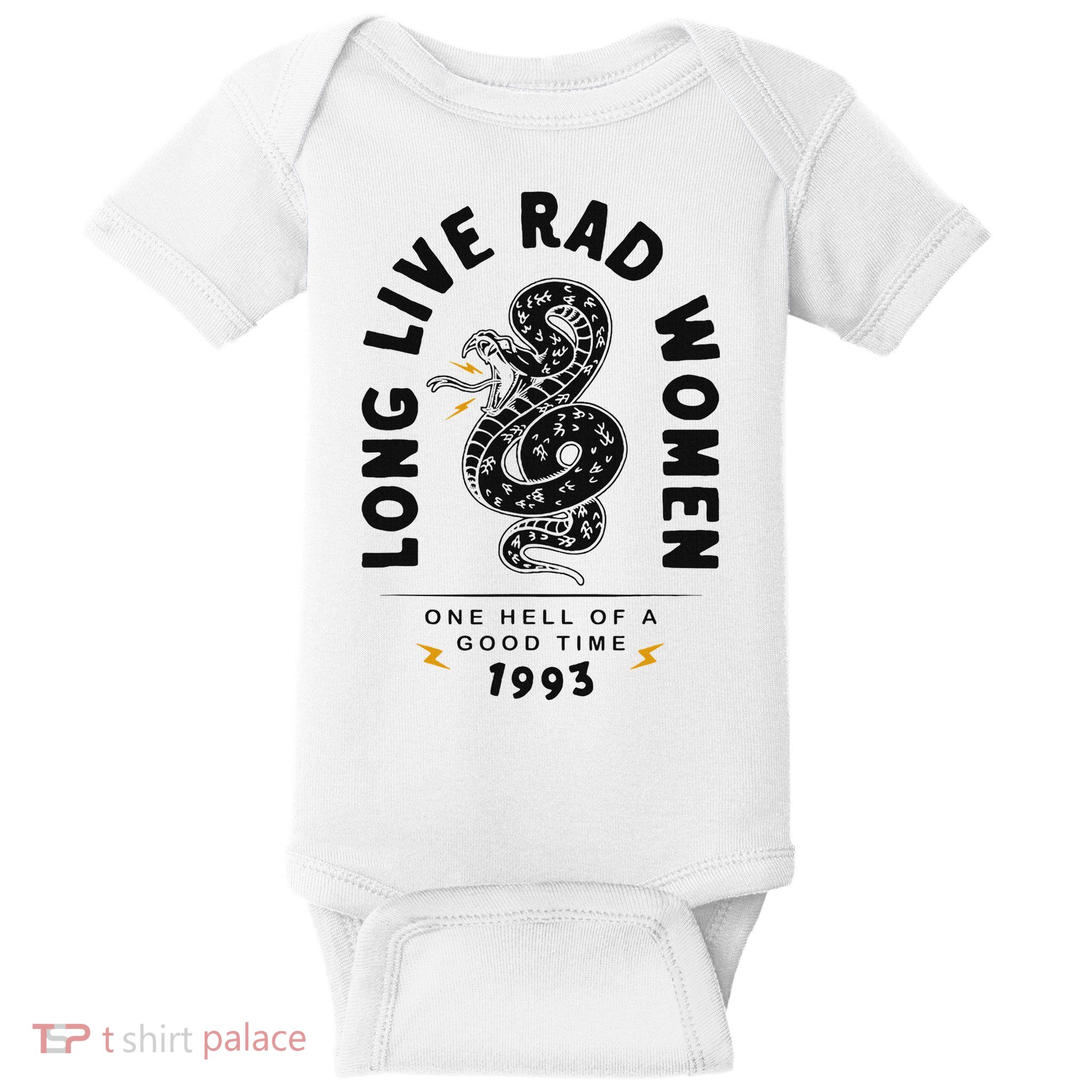 Long Live Rad Women Feminist Girl Power Rights Baby Bodysuit