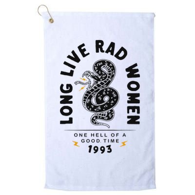 Long Live Rad Women Feminist Girl Power Rights Golf Towel
