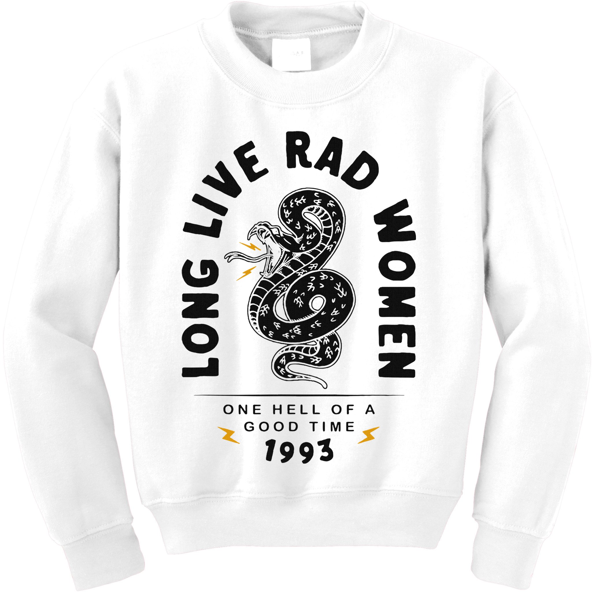 Long Live Rad Women Feminist Girl Power Rights Kids Sweatshirt