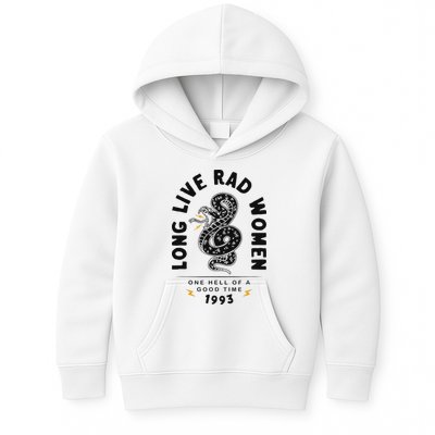 Long Live Rad Women Feminist Girl Power Rights Kids Hoodie