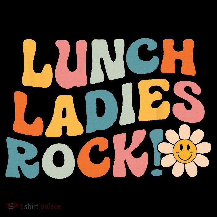 Lunch Ladies Rock! Retro Lunch Ladies Squad Cafeteria Crew Tank Top