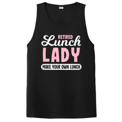 Lunch Lady Retired - Make your own Lunch Cafeteria PosiCharge Competitor Tank