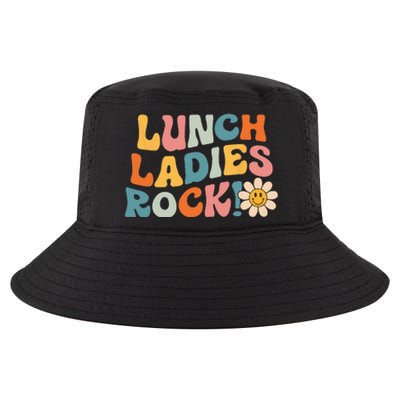 Lunch Ladies Rock! Retro Lunch Ladies Squad Cafeteria Crew Cool Comfort Performance Bucket Hat