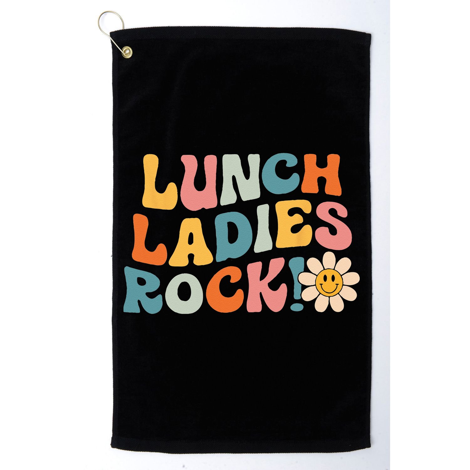 Lunch Ladies Rock! Retro Lunch Ladies Squad Cafeteria Crew Golf Towel