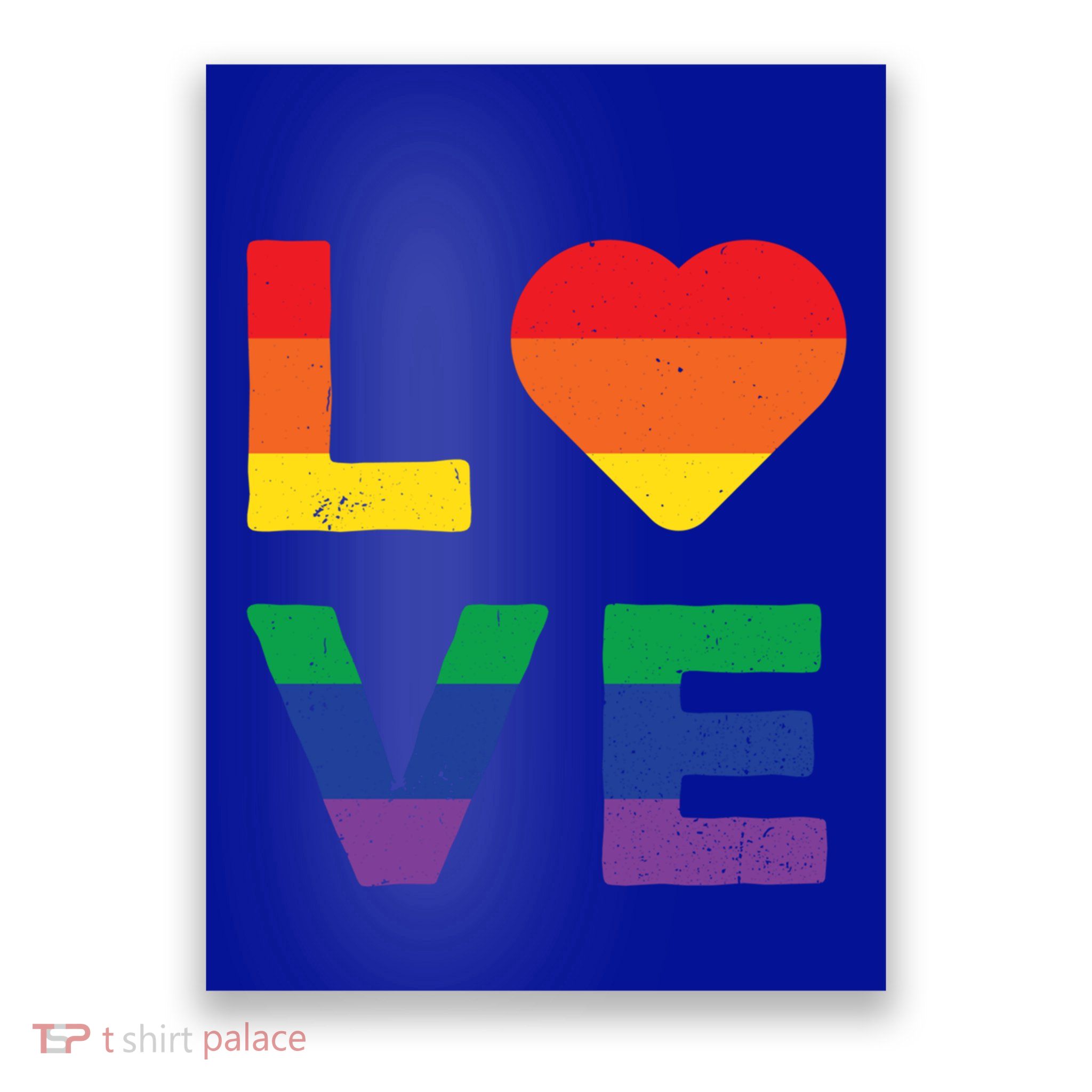 Lgbt Love Rainbow Flag Pride Month Valentines Day Lgbtq Cool Gift Poster