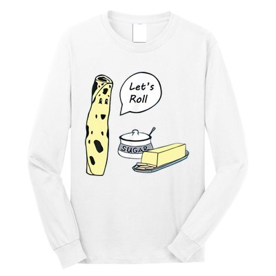 Lefse LetS Roll Norwegian Midwest Gifts Lefse Making Long Sleeve Shirt