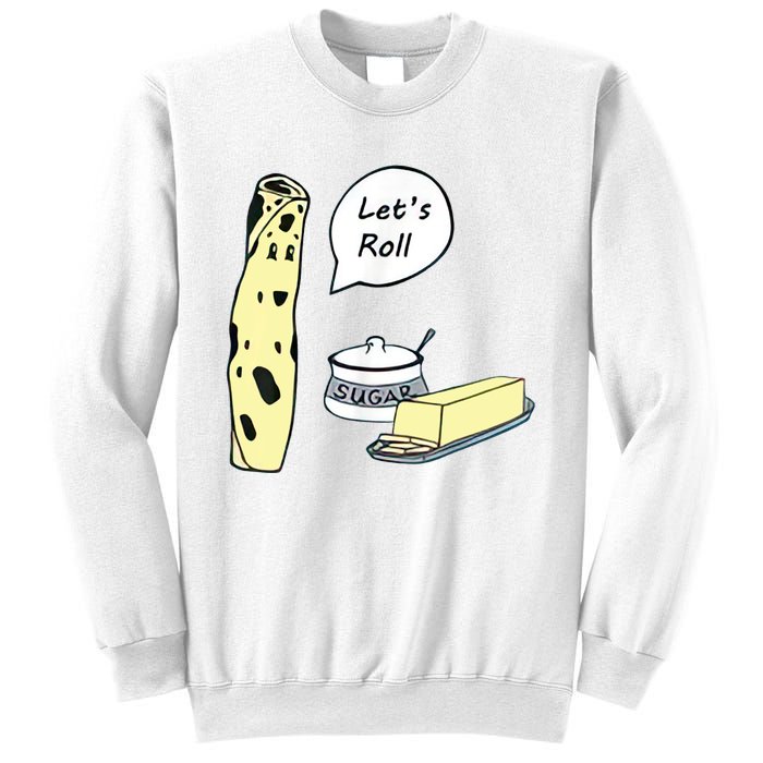 Lefse LetS Roll Norwegian Midwest Gifts Lefse Making Sweatshirt