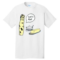 Lefse LetS Roll Norwegian Midwest Gifts Lefse Making Tall T-Shirt