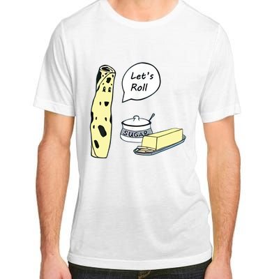 Lefse LetS Roll Norwegian Midwest Gifts Lefse Making Adult ChromaSoft Performance T-Shirt