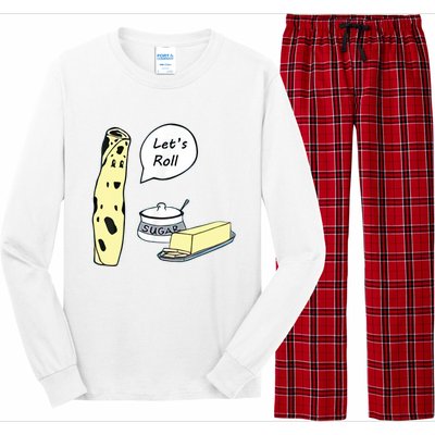 Lefse LetS Roll Norwegian Midwest Gifts Lefse Making Long Sleeve Pajama Set