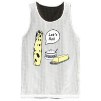 Lefse LetS Roll Norwegian Midwest Gifts Lefse Making Mesh Reversible Basketball Jersey Tank