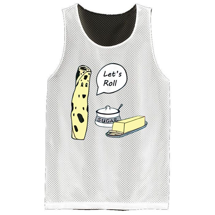 Lefse LetS Roll Norwegian Midwest Gifts Lefse Making Mesh Reversible Basketball Jersey Tank