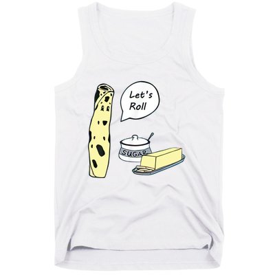 Lefse LetS Roll Norwegian Midwest Gifts Lefse Making Tank Top