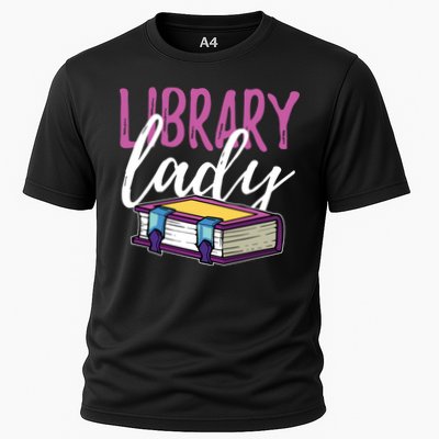 Librarian Library Reading Bookworm Books Performance Shirt