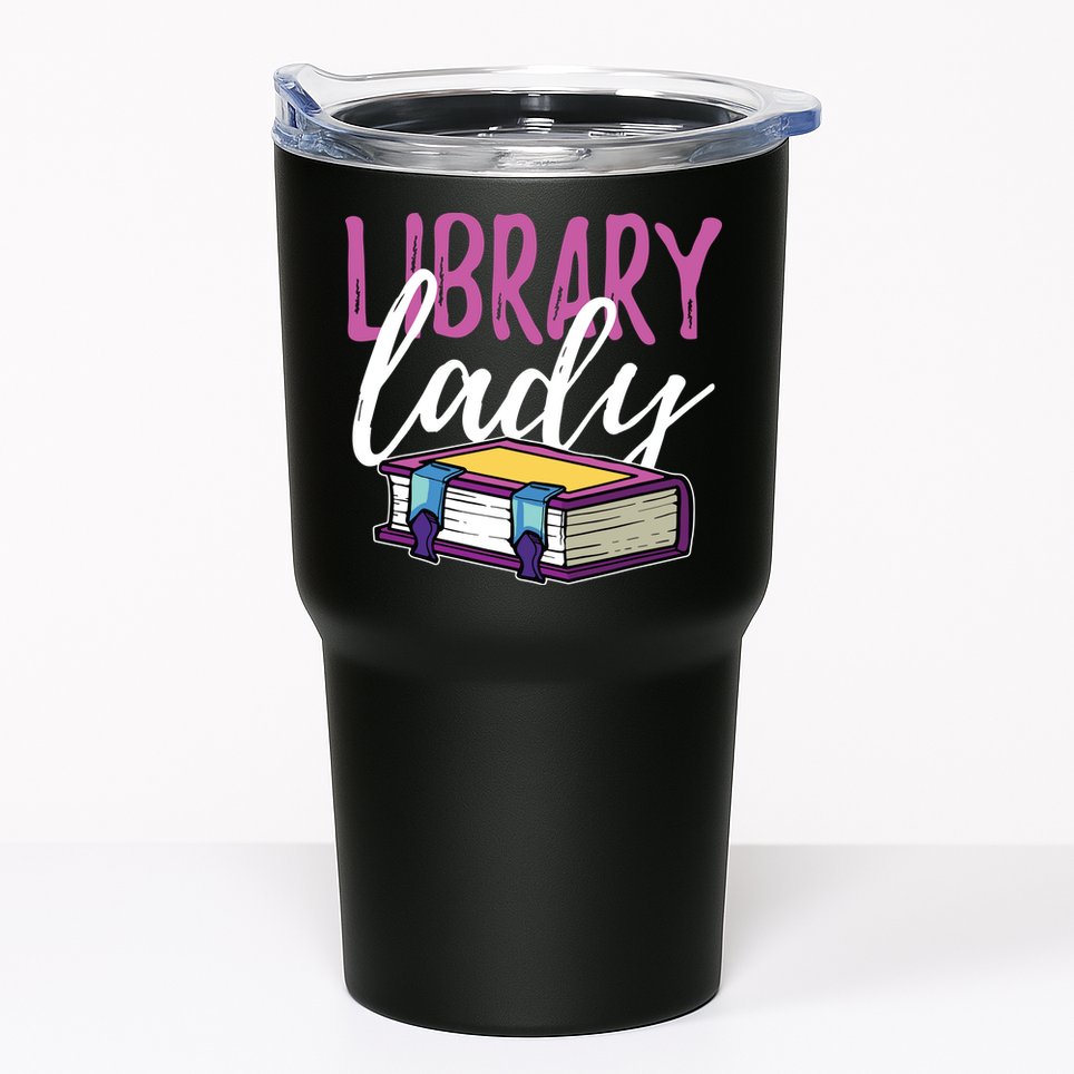 Librarian Library Reading Bookworm Books Tumbler