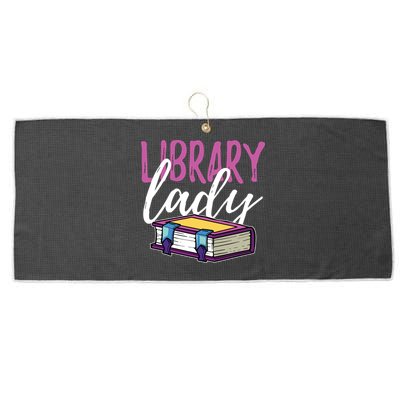 Librarian Library Reading Bookworm Books Large Microfiber Waffle Golf Towel