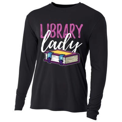 Librarian Library Reading Bookworm Books Cooling Performance Long Sleeve Crew