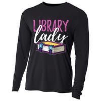 Librarian Library Reading Bookworm Books Cooling Performance Long Sleeve Crew
