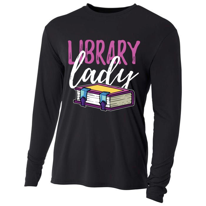 Librarian Library Reading Bookworm Books Cooling Performance Long Sleeve Crew