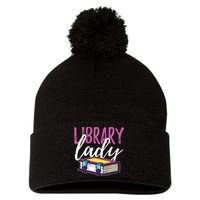 Librarian Library Reading Bookworm Books Pom Pom 12in Knit Beanie