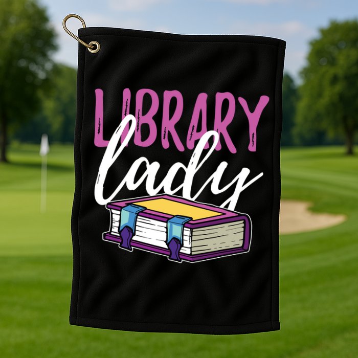 Librarian Library Reading Bookworm Books Golf Towel