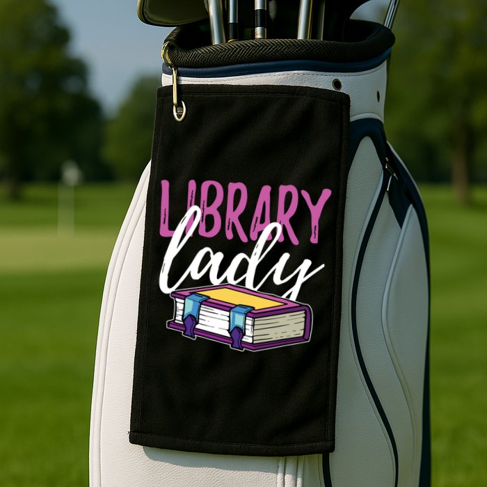 Librarian Library Reading Bookworm Books Golf Towel