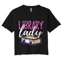 Librarian Library Reading Bookworm Books Crop Top