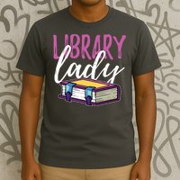Librarian Library Reading Bookworm Books T-Shirt