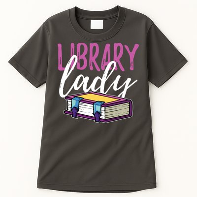 Librarian Library Reading Bookworm Books Tall T-Shirt