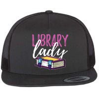 Librarian Library Reading Bookworm Books Flatbill Hat
