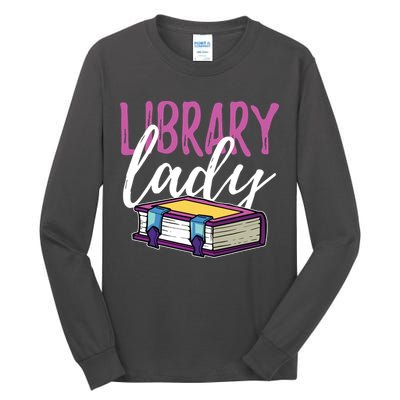 Librarian Library Reading Bookworm Books Tall Long Sleeve T-Shirt