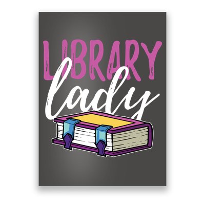Librarian Library Reading Bookworm Books Poster
