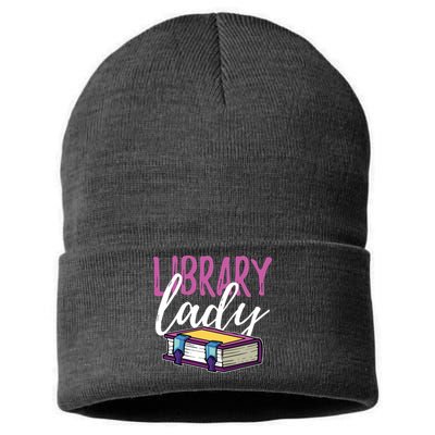 Librarian Library Reading Bookworm Books Sustainable Knit Beanie